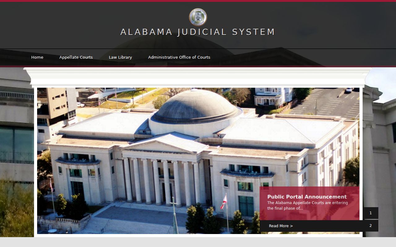 Crenshaw County docket search Alabama Judicial System source
